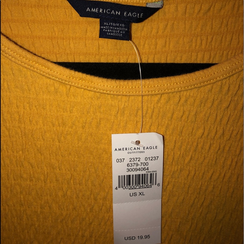 Yellow Ribbed Shirt - Picture 3 of 3